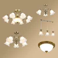 屋灯具套装三室两厅套餐组合客厅灯符象简约大气卧室灯欧式灯吸顶灯