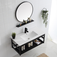 卫生间挂墙式一体符象陶瓷洗手盆洗脸盆柜洗盆小户型洗漱池家用组合