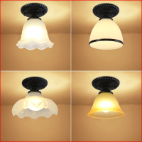 符象简欧吸顶灯小过道灯具走廊灯铁艺阳台灯艺术单头门厅复古美式简约