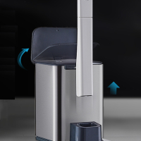 符象不锈钢一次性马桶刷套装家用洗厕所刷子卫生间清洁厕刷