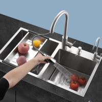 符象水槽双槽厨房洗菜盆家用淘菜手工盆水池洗碗槽