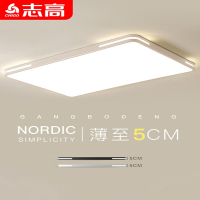 志高(CHIGO)客厅灯 吸顶灯家用现代简约大气大厅长方形灯具