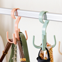 符象可旋转衣物包包挂钩腰带皮带围巾丝巾丝袜挂钩多功能晾衣架挂钩