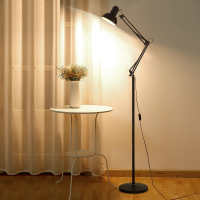 符象长臂折叠 落地灯学习LED遥控北欧客厅卧室书房立式台灯