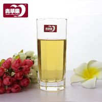青苹果六只装玻璃杯喝水杯耐热茶杯加厚饮料杯微波炉牛奶杯