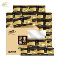 清风黑金抽纸3层80抽30包