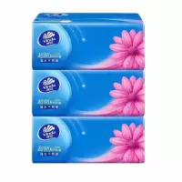 [110抽3包]维达纸巾抽纸家用实惠装加厚大包餐巾纸卫生纸婴儿纸