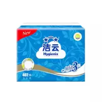 洁云402平板卫生纸厕所专用纸巾家用实惠装厕纸刀切纸1包草纸