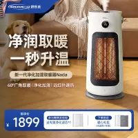 SOLEUSAIR 舒乐氏加湿取暖器家用远红外加热电暖器办公室等离子除菌遥控暖风机 JQN1