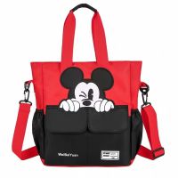 新款牛津布儿童补习袋小学生手提袋拎书袋卡通女童单肩斜挎补习包