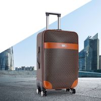 行李箱男女韩版拉杆箱26万向轮旅游旅行箱子20寸28学|商务咖啡色(防水耐磨带扩展皮箱) 28寸(加大号适合出国搬家用)
