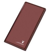 薄款超薄简约男式多长款钱包男土学生软皮皮夹子卡位钱夹|浅咖