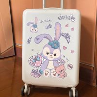 行李箱女学生韩版密码拉杆箱旅行箱箱子高颜值潮流大容量卡通|L-星黛露-白色 24寸（通用尺寸）