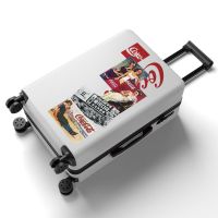 行李箱女学生韩版密码拉杆箱旅行箱箱子高颜值潮流大容量卡通|J-可口可乐-白 28寸（超大尺寸）