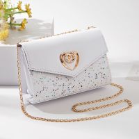 2020包包女新款网红ins风单肩斜挎包时尚百搭小香风链条包手提包