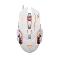 吃鸡cf压游戏鼠标宏机械有线电竞usb台式电脑笔记本lol逆战鼠标 白色 普通版[LOL宏定义]鼠标