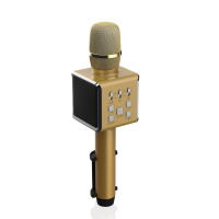 无线话筒全民k歌手机蓝牙麦克风音响ktv一体通用神器卡拉ok 香槟金 标准版