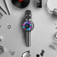 2020升级版无线话筒蓝牙麦克风手机全民k歌神器儿童专用ktv一体机 太空灰 [全套配件+三米电视专用连接线]