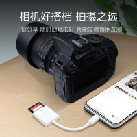 苹果手机读卡器sd相机内存卡iphone转接头lighting转换器tf多合一安卓type-ccf单反平板通用otg