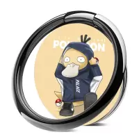 手机超薄指环扣支架通用圆型金属手指车载磁吸铁片男女款手机壳挂钩多功能支撑架可|可达鸭金属指环支架