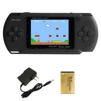 游戏机掌机大屏成人彩屏多功能小学生玩具礼物psp超级玛丽怀旧|黑色2代 标配+AV线