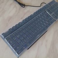 台式机键盘膜通用型电脑凹凸双飞燕键盘防尘罩透明保护套贴膜|凹凸键盘膜+清洁套装