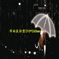 thinkpad键盘膜14寸15.6联想笔记本电脑保护膜贴膜按键贴纸套罩垫|鼠标垫-撑伞女孩 带数字键老款