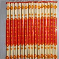 酒席结婚婚礼一次性筷子婚宴喜庆版双生筷子连体筷子卫生筷diy|[加长喜字圆筷22.5CM] 1000双