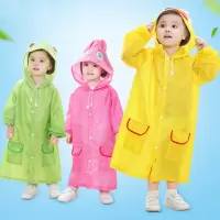 儿童雨衣幼儿园男童女童宝宝雨衣小学生小孩防水加大厚雨披0-10岁