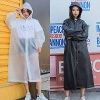 时尚雨衣外套男女加厚成人便携防水户外旅游连体通用非一次性雨披