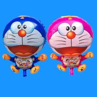 机器猫叮当猫卡通气球飘空球升空球混批|颜色随机混搭 20个