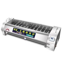 无烟烧烤炉商用燃气液化气夜市摆摊烧烤架子煤气生蚝面筋炉|2控(1.1米)烧烤面积22cm宽