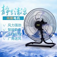 摇头趴地扇爬地扇工业大功率电风扇家用台式落地扇摇头电风扇
