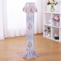 家用立式电风扇罩塔扇防尘罩全包塔式落地扇防尘套|摩卡蓝灰色度100cm