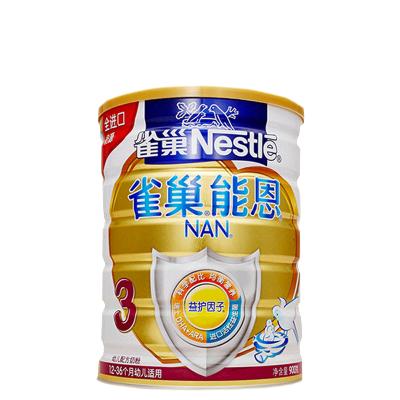 雀巢舒宜能恩3段婴儿配方奶粉(12-36个月)900克*1罐