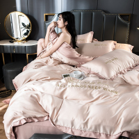 新款盛夏系列水洗天丝四件套典雅高贵单人双人1.8m2.0m被单被套