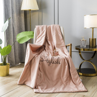 高端奢华水洗天丝1.5m/2.0m夏被单件刺绣空调被水洗真丝1.5m/2.0m夏被四件套