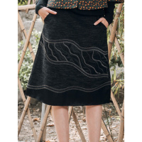 布符春夏新款复古时尚中长款冬裙女气质加厚纱毛呢半身裙裙子