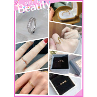 18k彩金钻石项链正品专柜四叶草葫芦小蛮腰H路心型网红款彩虹戒子流光天石记·