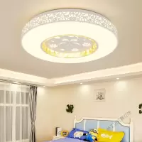 苏宁放心购 led吸顶灯主卧室灯圆形现代简约浪漫温馨创意个性水晶房间灯