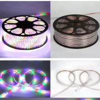 苏宁放心购 跑马灯带led七彩变色流水彩色灯带KTV室内户外防水广告牌灯条家装光带高亮霓虹灯带