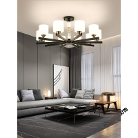 苏宁放心购 北欧客厅吊灯家用现代简约大气卧室灯餐厅灯具套餐组合2021年新款