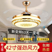 苏宁放心购 客厅吊灯简约现代2020年新款led餐厅风扇灯具套餐组合