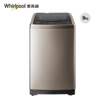 惠而浦(Whirlpool)WVD901301G 9公斤直驱变频 全自动波轮洗衣机 仿手洗 桶清洁 活水漂洗 洗脱一体