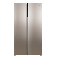 惠而浦对开门冰箱 BCD-518WDGBW波尔卡金 518L 风冷无霜 高效变频压缩机 速冷速冻