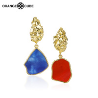 澳洲orange cube缤纷调色板系列 个性女士穿搭耳饰潮流气质饰品送女朋友