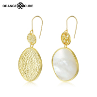 Orangecube 幸运马蹄系列 个性女士穿搭潮流 珠光耳饰饰品送女朋友