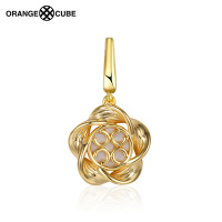 orangecube 幸运马蹄系列 女士时尚饰品花蕾挂坠个性穿搭