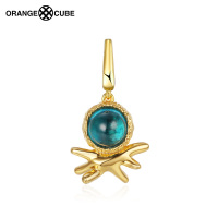 澳洲orange cube 深海之境系列 女士时尚饰品章鱼挂坠个性穿搭