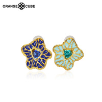 澳洲orange cube 秘境森林系列 女士时尚饰品两生花耳饰个性穿搭